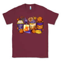 Burgundy basketball coffee cups Classic Tee - Zillion Design Studio