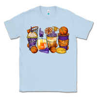 Dusty Blue basketball coffee cups Classic Tee - Zillion Design Studio