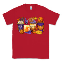 Red basketball coffee cups Classic Tee - Zillion Design Studio