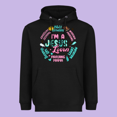 I'm A Jesus Lovin' Heavyweight Hoodie Designed By Artiststas