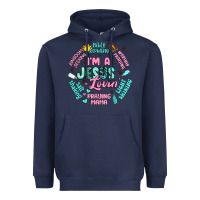 Navy i'm a jesus lovin' Heavyweight Hoodie - Artiststas
