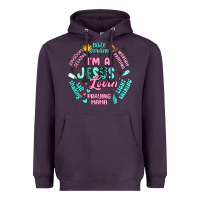 Plum i'm a jesus lovin' Heavyweight Hoodie - Artiststas