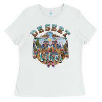 White desert vibes thunderbird Ladies Tee - BarkalooDesign