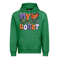 Emerald my heart is on that court Urban Hoodie - MaliasSmallBusiness