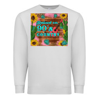 Dove Grey raised 90's country guitar cactus sunflower's Premium Sweatshirt - Artiststas