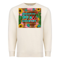 Sandshell raised 90's country guitar cactus sunflower's Premium Sweatshirt - Artiststas