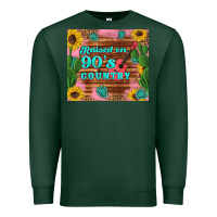 Sports Green raised 90's country guitar cactus sunflower's Premium Sweatshirt - Artiststas