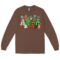 Chestnut christmas trees with baseball Long Sleeve Tee - Zillion Design Studio