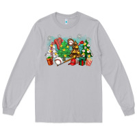 Moon Dust christmas trees with baseball Long Sleeve Tee - Zillion Design Studio