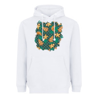 White christmas gingerbread cookies patch Heavyweight Hoodie - BundleAndBundleShop