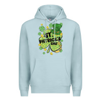 Blue Mist st. patrick's day shamrock Premium Hoodie - MaliasSmallBusiness