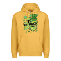 Mustard st. patrick's day shamrock Premium Hoodie - MaliasSmallBusiness