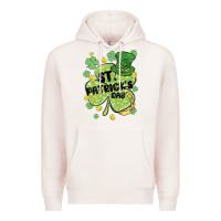 Pale Pink st. patrick's day shamrock Premium Hoodie - MaliasSmallBusiness