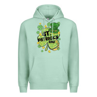 Seafoam st. patrick's day shamrock Premium Hoodie - MaliasSmallBusiness