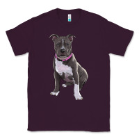 Plum pitbull Classic Tee - RanaPortraitStore