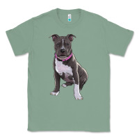 Sage pitbull Classic Tee - RanaPortraitStore