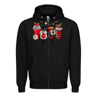 Black ladybug coffee cups Zipper Hoodie - Zillion Design Studio