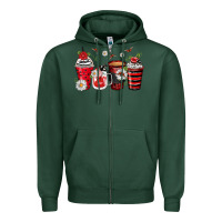 Sports Green ladybug coffee cups Zipper Hoodie - Zillion Design Studio