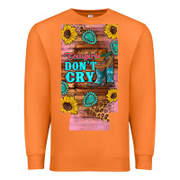 Carrot cowgirls don't crty boots hat sunflowers 12 oz can cooler  (slim) Premium Sweatshirt - Artiststas