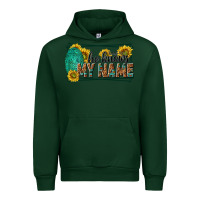 Forest Green he knows my name isaiah 43 1 Urban Hoodie - NancyCooperArtShop