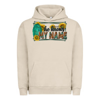 Pigment French Oak he knows my name isaiah 43 1 Urban Hoodie - NancyCooperArtShop