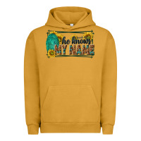 Pigment Peanut Butter he knows my name isaiah 43 1 Urban Hoodie - NancyCooperArtShop
