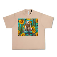 Burro mama bear with sunflowers and cactus Urban Heavy Tee - Artiststas