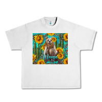 Lunar Rock mama bear with sunflowers and cactus Urban Heavy Tee - Artiststas