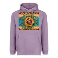 Lavender football leopard turquoise sunflower Heavyweight Hoodie - JahusDesignShop