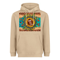Mushroom football leopard turquoise sunflower Heavyweight Hoodie - JahusDesignShop