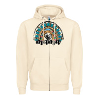 Sandshell western mama rainbow Zipper Hoodie - RanaPortraitStore