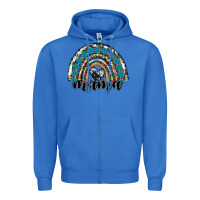 True Royal western mama rainbow Zipper Hoodie - RanaPortraitStore