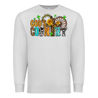 Dove Grey gods country Premium Sweatshirt - AdoDesignShop