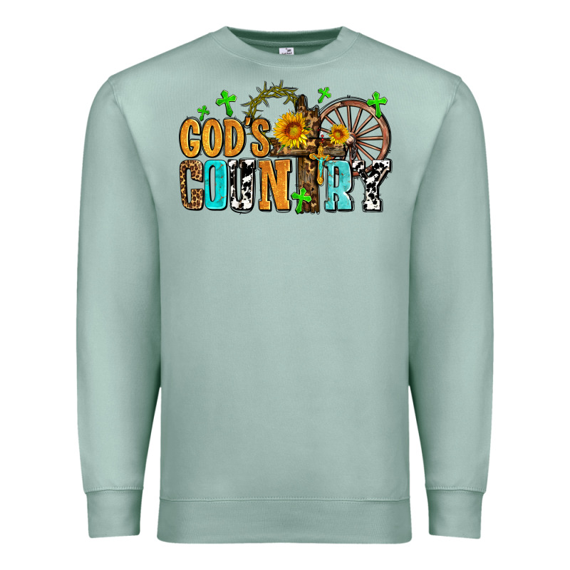 Gods Country Premium Sweatshirt by AdoDesignShop | Teevron