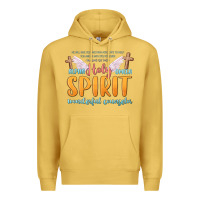 Antique Gold holy spirit wonderful counselor Premium Hoodie - MaliasSmallBusiness