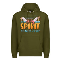 Army Green holy spirit wonderful counselor Premium Hoodie - MaliasSmallBusiness