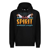 Black holy spirit wonderful counselor Premium Hoodie - MaliasSmallBusiness