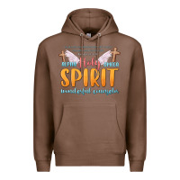 Chestnut holy spirit wonderful counselor Premium Hoodie - MaliasSmallBusiness