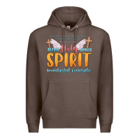 Coffee holy spirit wonderful counselor Premium Hoodie - MaliasSmallBusiness