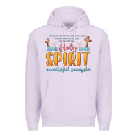 Lilac holy spirit wonderful counselor Premium Hoodie - MaliasSmallBusiness