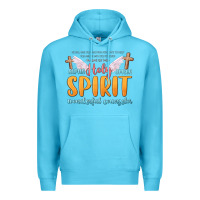 Ocean Blue holy spirit wonderful counselor Premium Hoodie - MaliasSmallBusiness