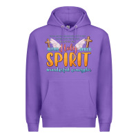 Purple holy spirit wonderful counselor Premium Hoodie - MaliasSmallBusiness