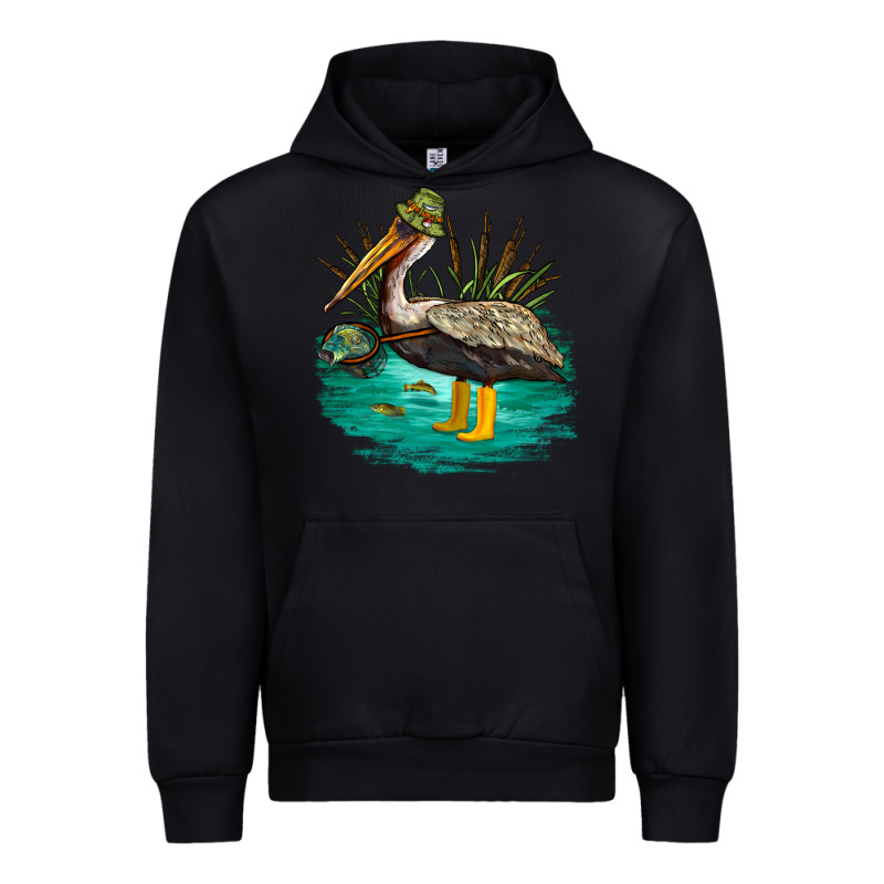 Fishing Pelican Camp Urban Hoodie by NancyCooperArtShop | Teevron