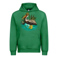 Emerald fishing pelican camp Urban Hoodie - NancyCooperArtShop