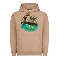 Pigment Burro fishing pelican camp Urban Hoodie - NancyCooperArtShop