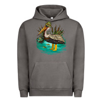 Pigment Tornado fishing pelican camp Urban Hoodie - NancyCooperArtShop