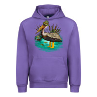 Tulip fishing pelican camp Urban Hoodie - NancyCooperArtShop