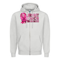 Dove Grey Breast Cancer Awareness with Coffee Cup Zipper Hoodie - texasbilliewilder