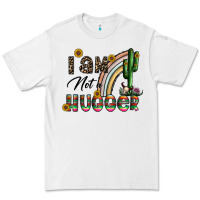 White i am not a hugger Premium Tee - CowhideDigitalArt