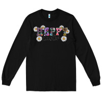 Black happy easter daisys Long Sleeve Tee - RanaPortraitStore